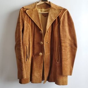 North Beach Leather Vintage 70s Suede Suit